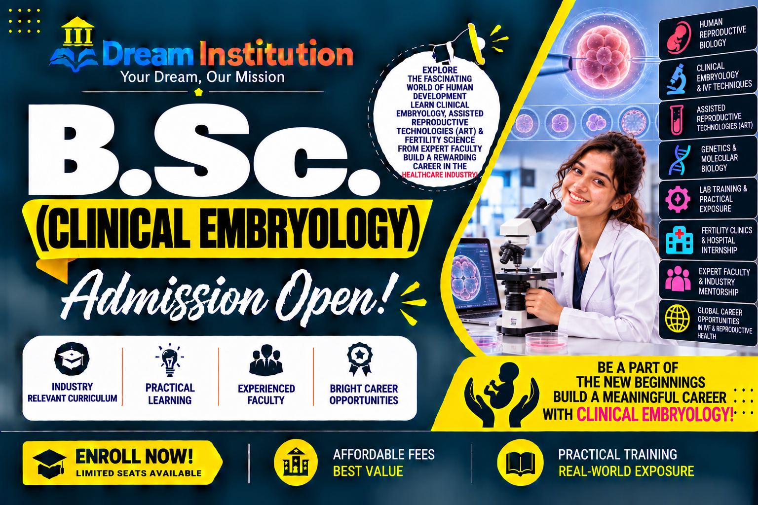 B.S.C ( CLINICAL EMBRYOLOGY)